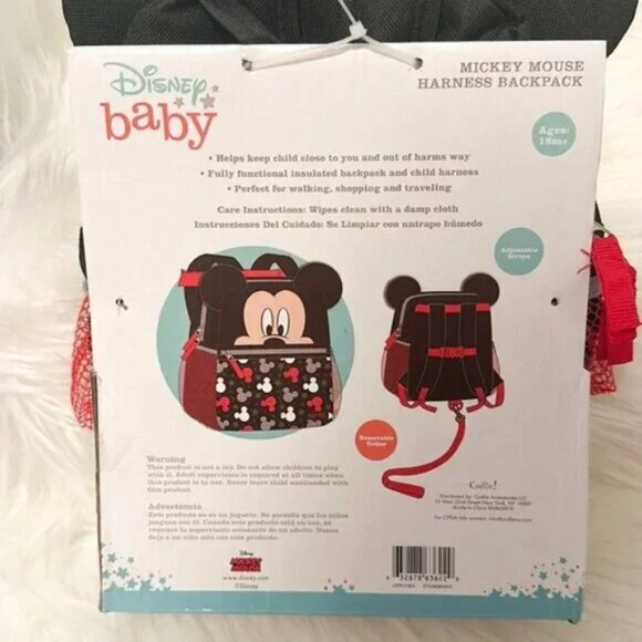 16. Disney Mickey Mouse Harness Backpack - Picture 2 of 3